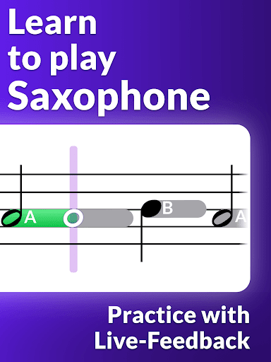 Screenshot of Saxophone Lessons - tonestro