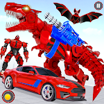 Cover Image of Download Dino Transform Robot Car Game 48 APK