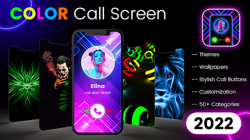 Android application Color Call Flash Call Screen screenshort