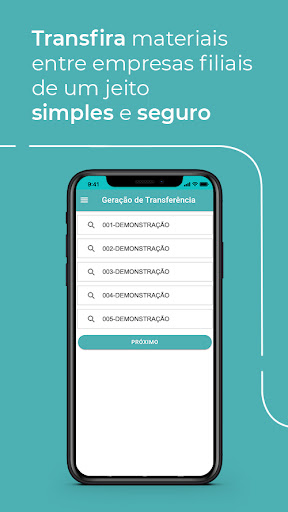 Android application Praxio Estoque screenshort