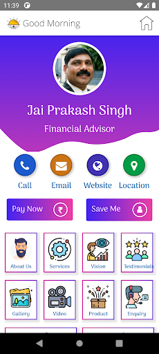 Android application J.P. Singh screenshort
