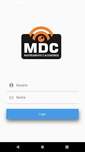 Android application MDC Rastreamento screenshort