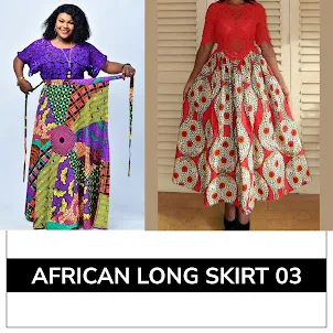 African Long Skirt 2023