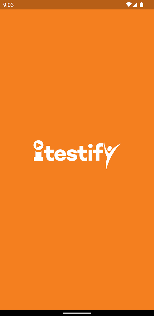 Android application iTestify screenshot
