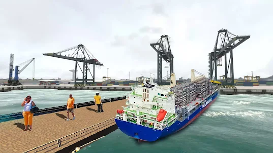 World Cruise cargo ship 3D