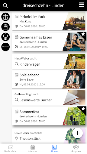 Android application dreisechzehn - Linden screenshort