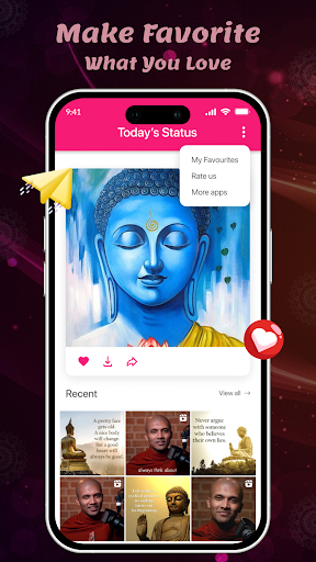 Buddha Video Status and Quotes Screen 3