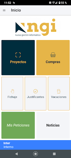 Android application MovilGmao AppCliente DEMO screenshort