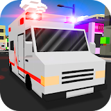 Cube Ambulance Simulator 3D icon