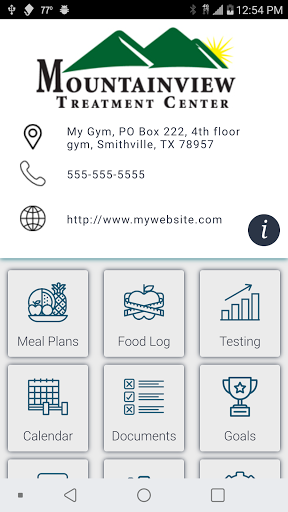 Android application Nutrition Now screenshort