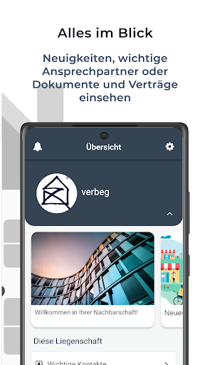 VERBEG Kundenportal Screen 2