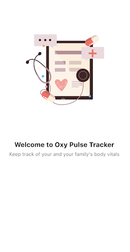 Android application Oxy Pulse Tracker screenshort