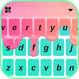 Color Drip Live Keyboard Backg