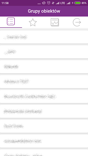 Android application Infis GPS Mobile screenshort