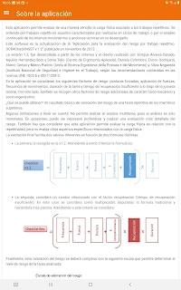 Evaluación tareas repetitivas