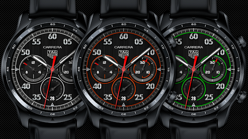 Analog Heuer Porsche Watchface