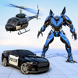 Police Helicopter Robot Game icon