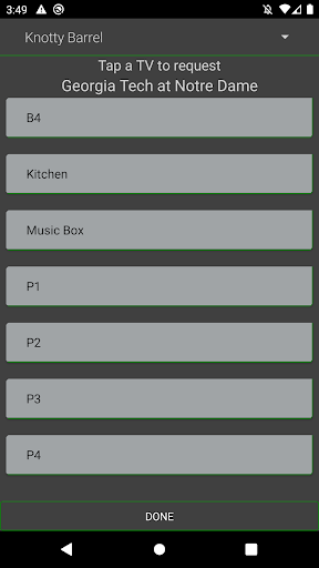 Android application The Sports Remote screenshort