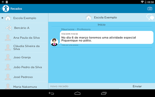 Diário Escola Mestres EF Screen 3