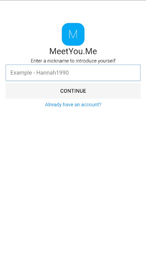 Android application Meet You Chat screenshort