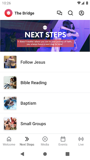 TheBridge.Me Screen 2
