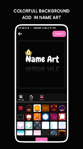 Captura 2 Name Art Maker & Text Editor android