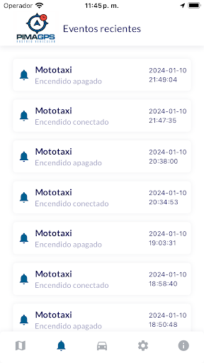 Pima GPS Screen 2