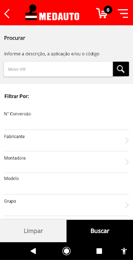 Medauto Catálogo de Peças Screen 2