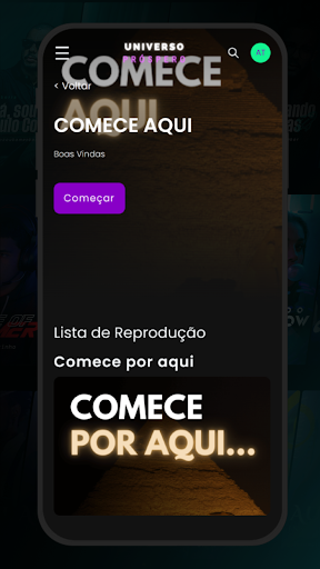 Android application Universo Próspero screenshort