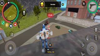 Rope Hero Mafia Mode War City - Screenshot 1