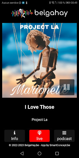 Android application BelgaHay Radio screenshort
