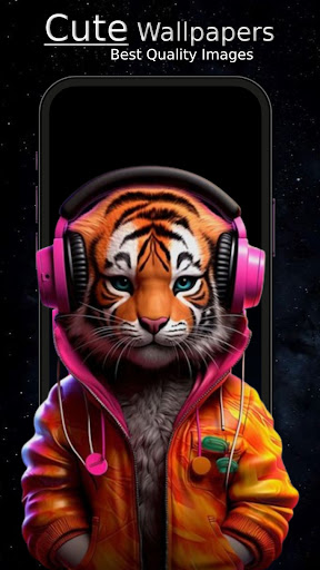 Android application Cute Animal Wallpaper screenshort