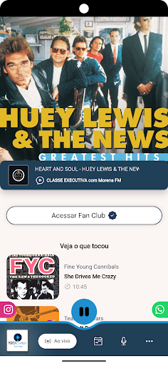 Android application Morena FM screenshort