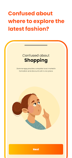 Android application Zammer screenshort