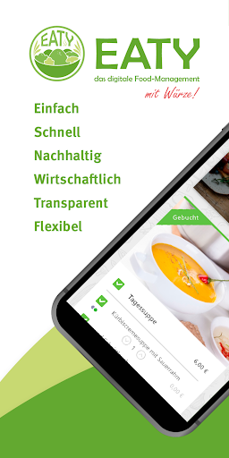 Android application EATY digitales Food-Management screenshort