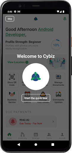 Cybiz Coworks Screen 2