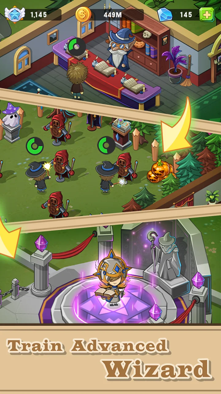 Idle Wizard College MOD APK