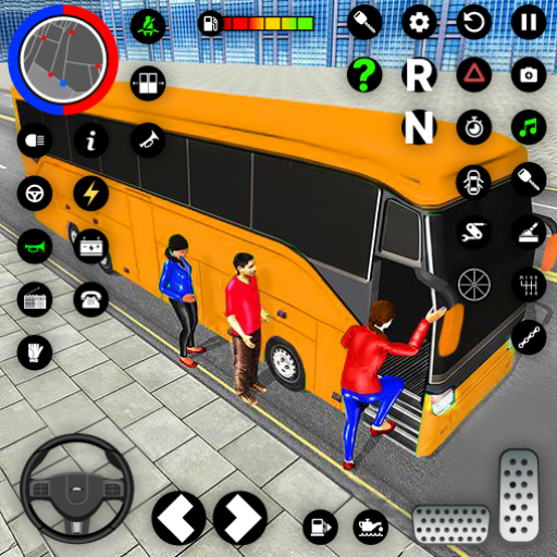 市 教練 總線 駕駛 模擬器 -  總線 遊戲