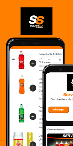 Android application ServicioSur screenshort