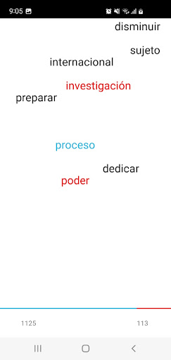 Android application FunVoca - My own word list screenshort
