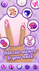 Ногти Красить Игры для Девочек