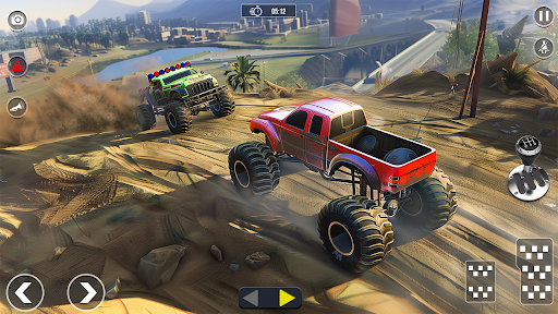 Monster Truck Stunt Truck Game Screen 2