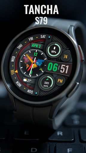 Tancha S79 Hybrid Watch Face screenshot 14