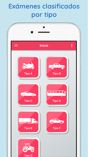 Android application Simulador de examen Ecuador screenshort