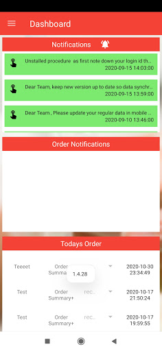 Android application NDDBDS-SUB FRANCHISE SAG screenshort
