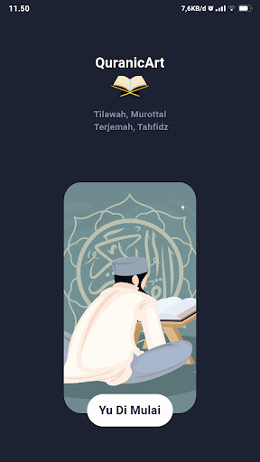 Android application QuranicArt Al-Quran Indonesia screenshort