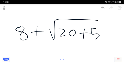 Android application Selvy PenCalculator screenshort