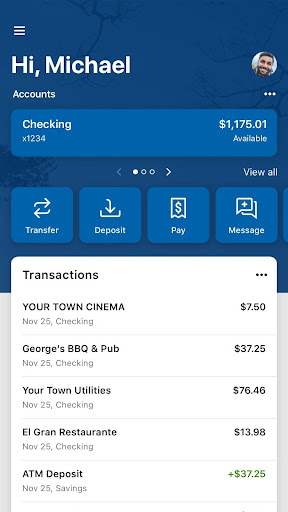 FirstBank Personal Banking Screen 2