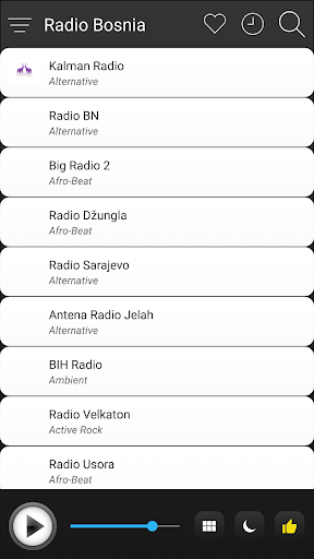 Bosnia Radio FM AM Music Screen 3