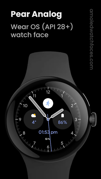 Awf Pear Analog - watch face - New - (Android)